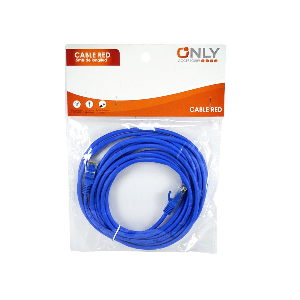 LOGILINK - CABLE DE RED CAT 5E UTP 5M ROJO LOGILINK - CABLE DE RED CAT 5E UTP 5M ROJO