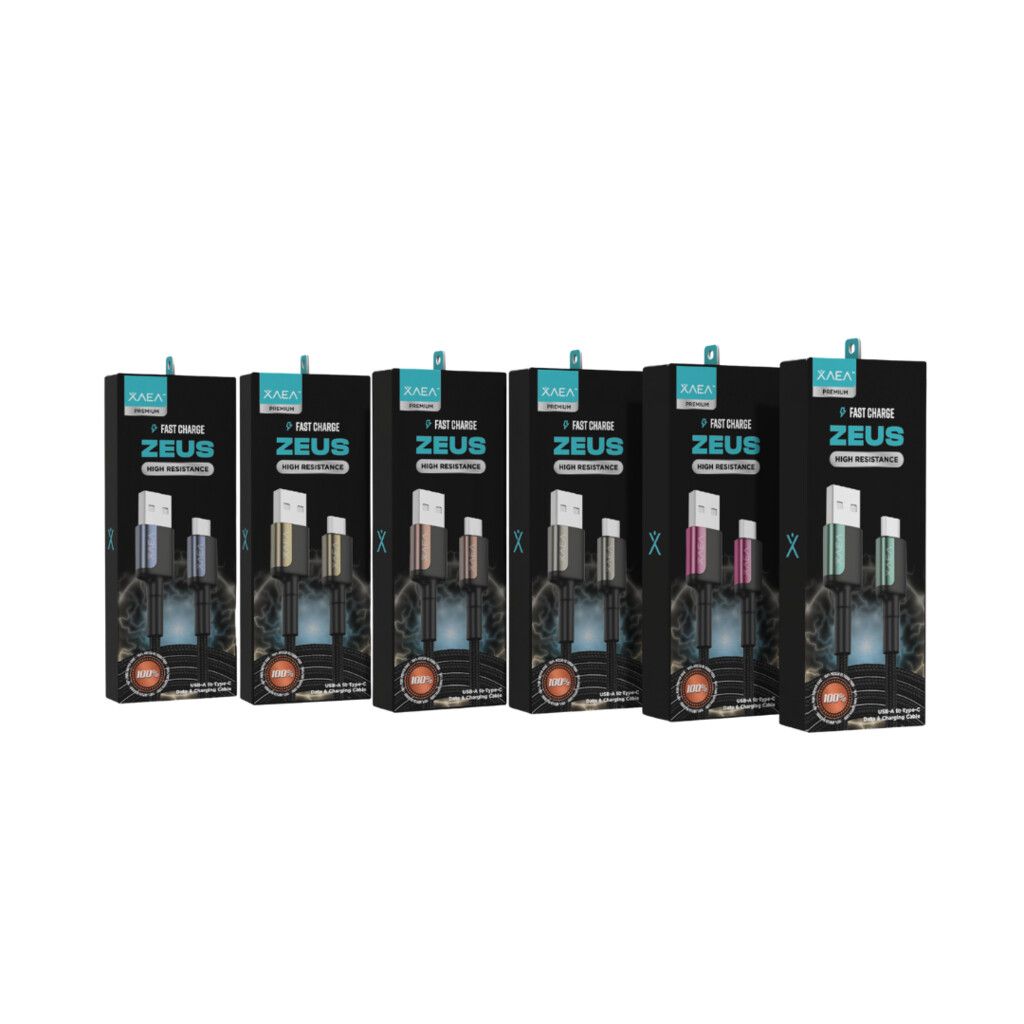 CABLE USB TIPO C MODX-103 - ZEUS - XAEA - MARRON - Imagen 2