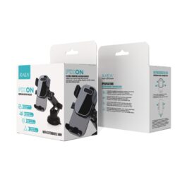 HOLDER SUCCION GIRATORIO CON BRAZO EXTENSIBLE MODX-059 FIX ON - XAEA - NEGRO