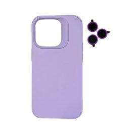 TPU MOD603 SILICONA LENS - IPH 15 PRO MAX - XAEA - LILA