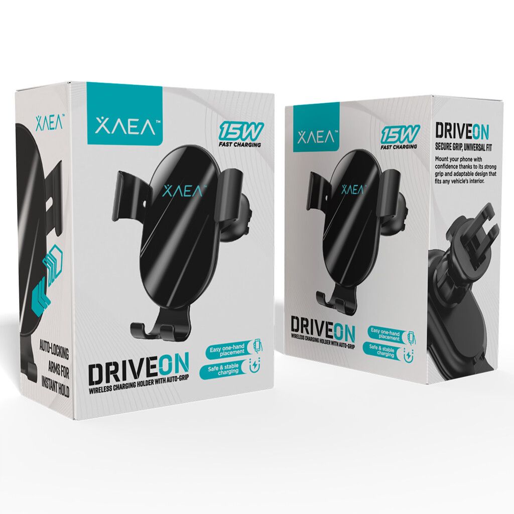 CARGADOR INALAMBRICO/HOLDER DRIVEON-HT532 MODX-000I - NEGRO