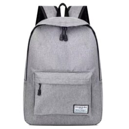 MOCHILA LISA ECONÓMICA MODS-1107 - ST - GRIS