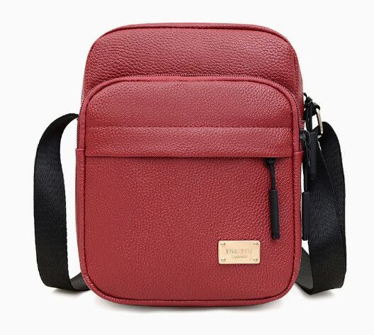 BOLSO CUADRADO SIMIL CUERO MODV-00LP - VARIOS - ROJO
